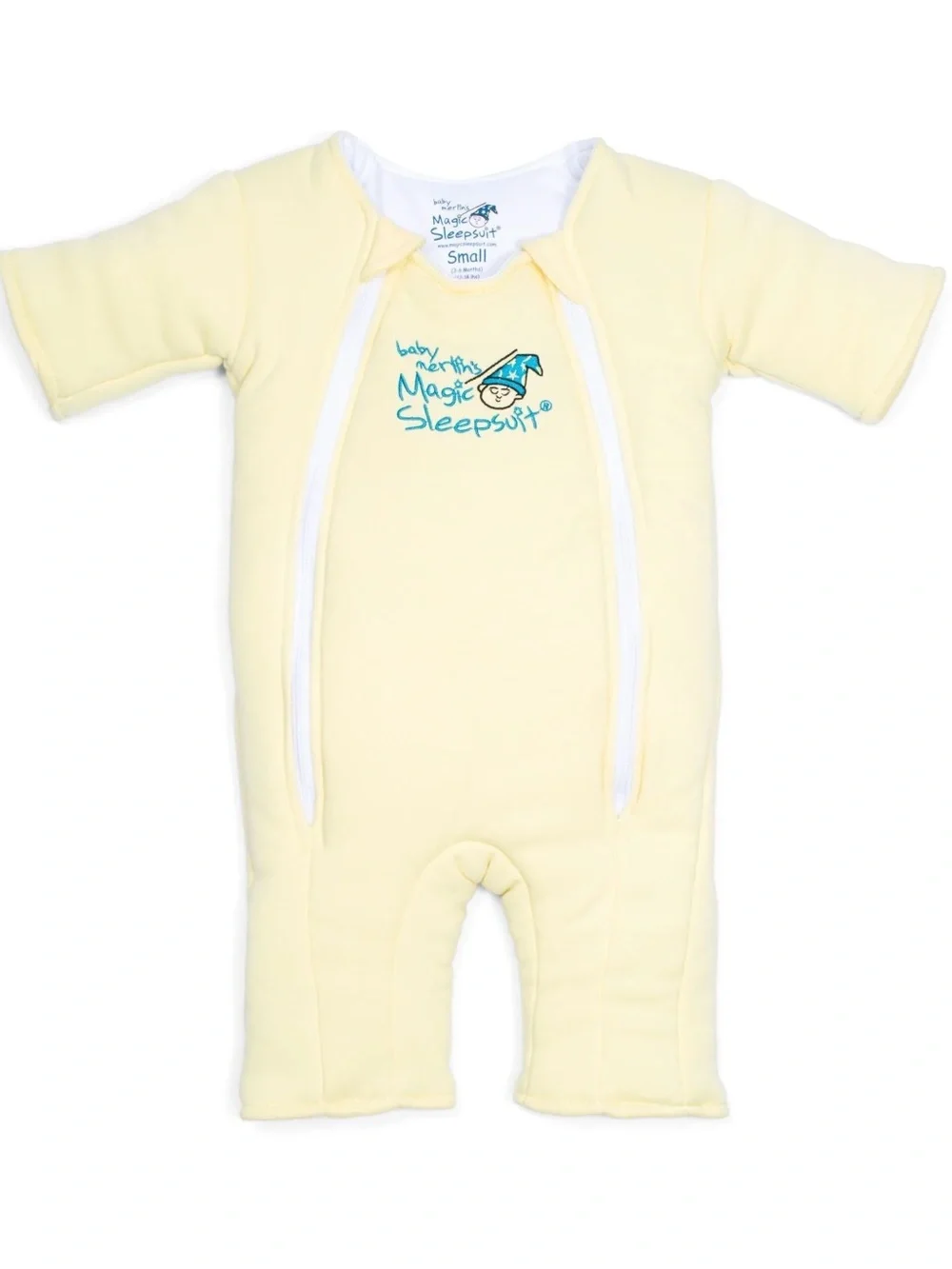 HALO Baby Merlin's Magic Sleepsuit Swaddle Transition - Yellow (Small; 3-6 mos) - Picture 5 of 6